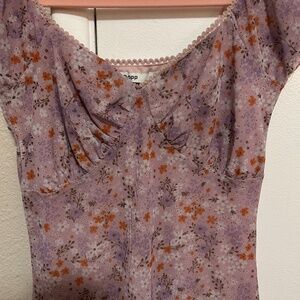 Lavender flower dress from Finland